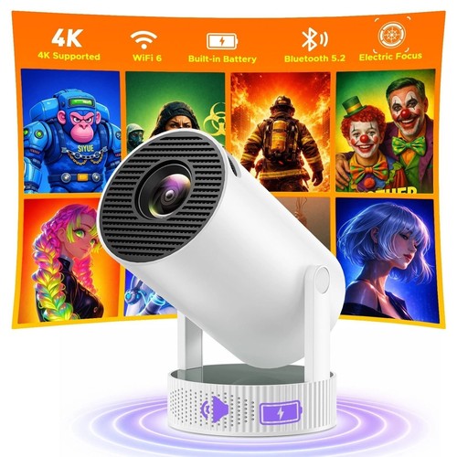 Portable battery projector - portable,