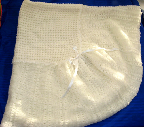 Baby blanket christening shawl - baby,