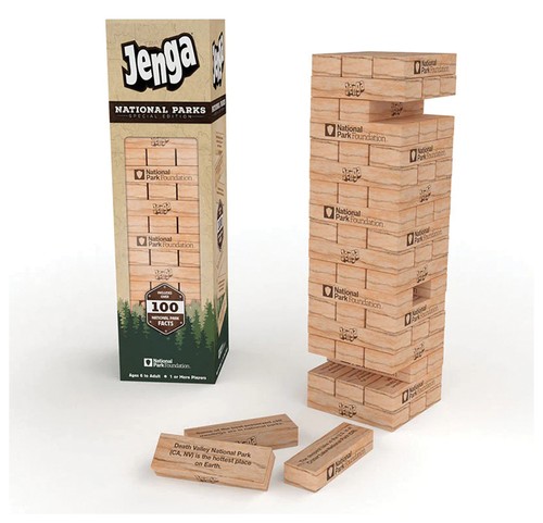 Hasbro jenga national parks - national,
