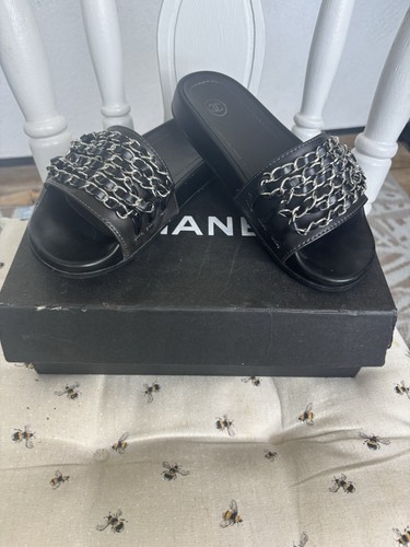Chanel chain link - chain, slides