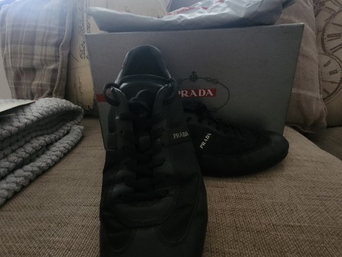 Black prada trainers size - prada,