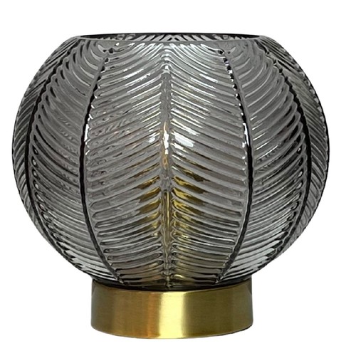 Antique gold smoked - gold, ribbed