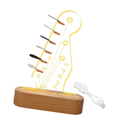 Acrylic guitars pick holder - guitars,