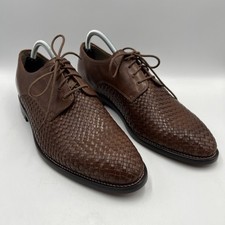 Clarks Twinley Lace Shoes Mens Lace Up Tan Weave Leather Upper  UK 8 G