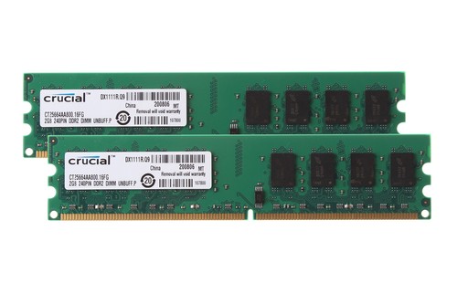 4gb crucial 2pcs - 4gb,