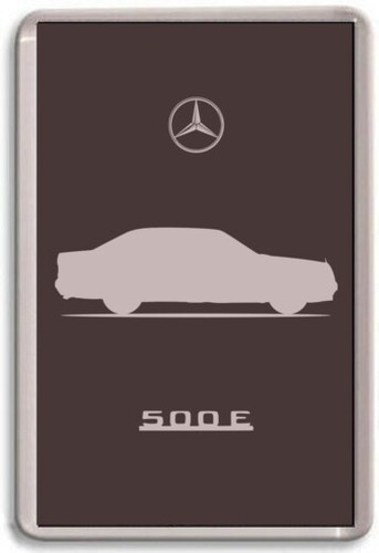 Fridge magnet mercedes 500e - mercedes,