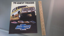Vtg ORIGINAL 1979 CHEVY TRUCKS
