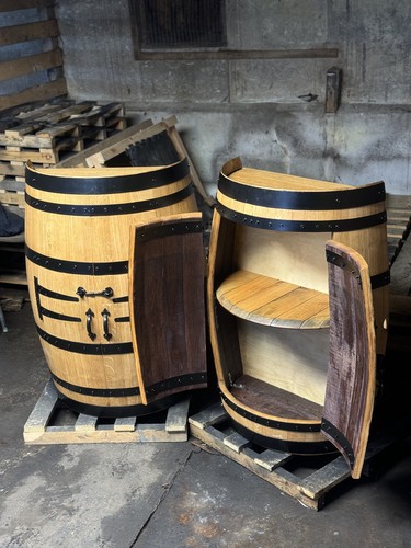 Door half barrel - half, cabinet