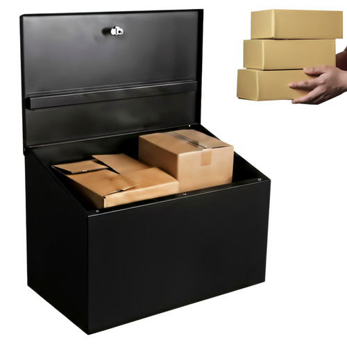 Lockable metal parcel - parcel, delivery