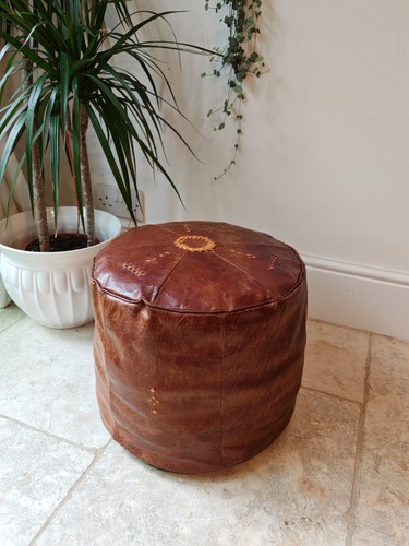 Vintage brown leather - brown,