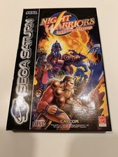 Night Warriors: Darkstalkers' Revenge Sega Saturn U.K. Edition with Manual
