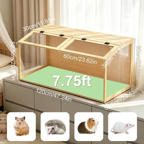 Bingopaw wooden hamster cage - hamster,