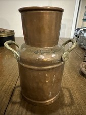 Houston International Solid Copper Milk Can Made In Turkey