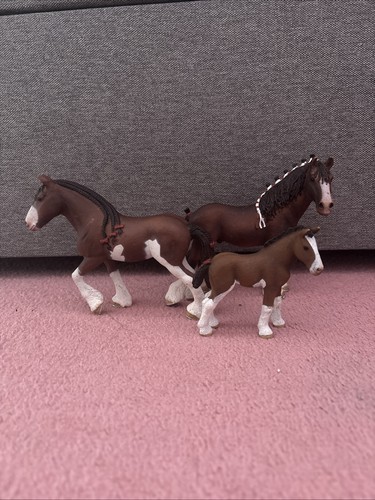 Schleich clydesdale horses - clydesdale,