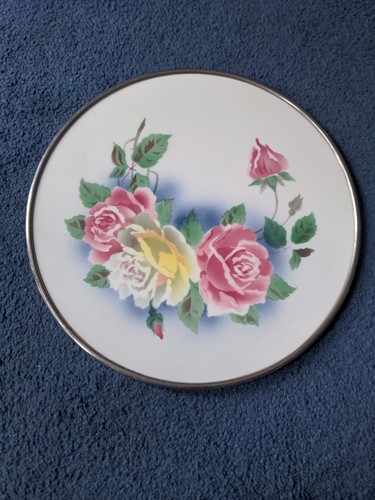 Vintage cake platter - cake,