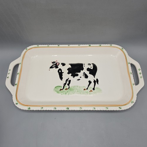 Vintage 80s ceramic cow - 80s,