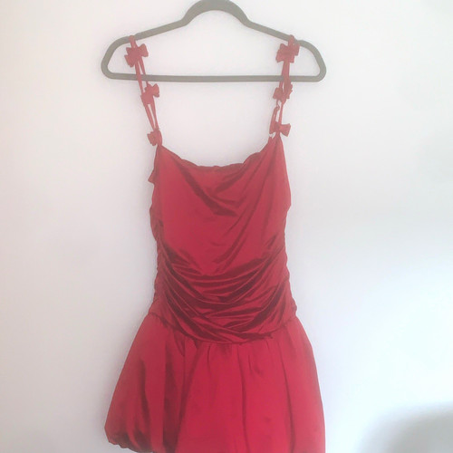 Polly red satin - polly,
