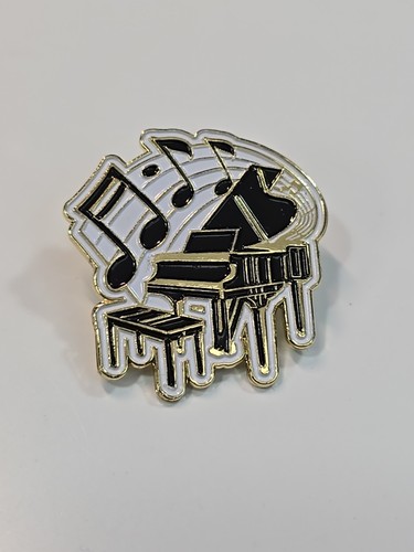 Piano lapel pin grand - lapel,
