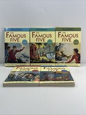 Set Of 5 The Famous Five Enid Blyton Paperback Book
