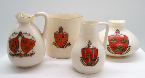 Rare vintage goss - h, crested