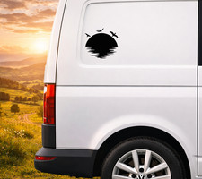2x Large Sunset Vinyl Decals