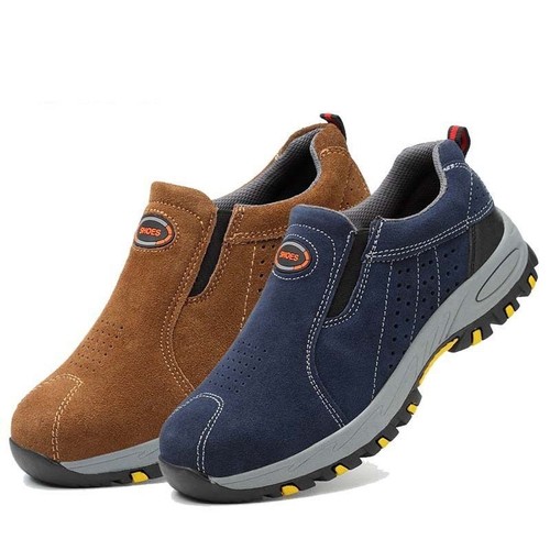Mens safety shoes steel - steel, toe