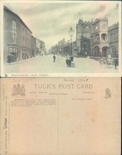 Shaftesbury High Street Dorset England Raphael Tuck Sons Scene Clock Tower