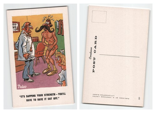 Postcard humour saucy - -,