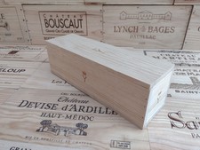Wooden Wine Box Crate ~ 'Y' by