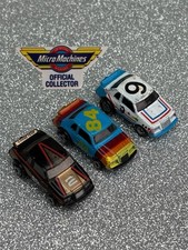 Micro Machines Vintage Ford Thunderbird Drag Racers X3 80s Galoob