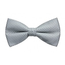 Silver Grey Bow Tie Ready Pre
