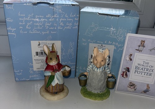 Peter rabbit figurines aunt - rabbit,