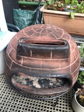 Brick wood fired outdoor pizza