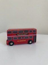 Wooden Double Decker Bus Toy
