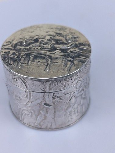 1903 dutch silver pill box - dutch,