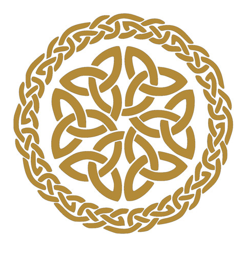 Elegant celtic knot wall - celtic,