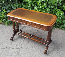 VICTORIAN OAK 2 DRAWER WRITING DESK