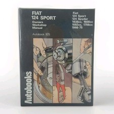 Autobooks Fiat 124 Sport Manual Hardback 925 Owners Book 1966-1975 Coupe/Spyder