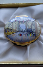 CRUMMELS ENAMEL PILL BOX