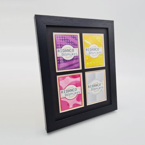 Black trading card frame for - black,