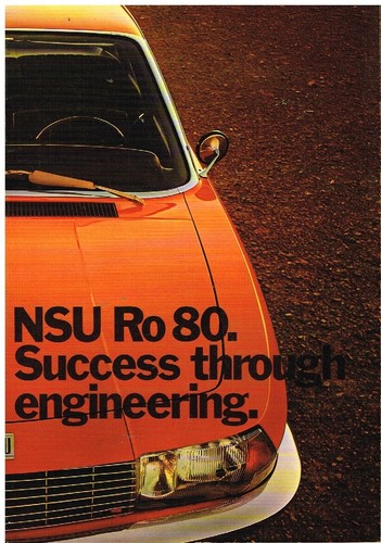 Nsu ro80 saloon original 1971 - nsu,
