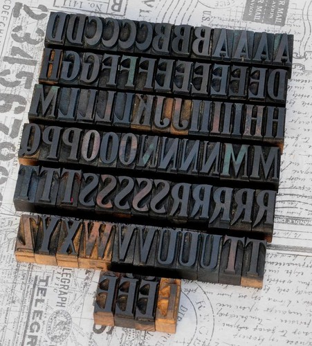 Alphabet 42 letterpress - alphabet,