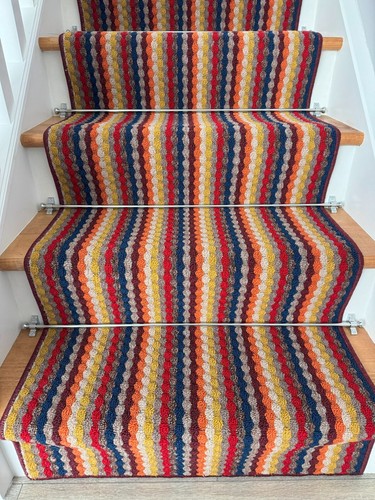 Stair runner taupe multi - runner,