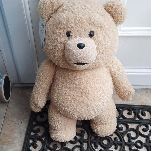 Ted plush bear beige hang - ted,