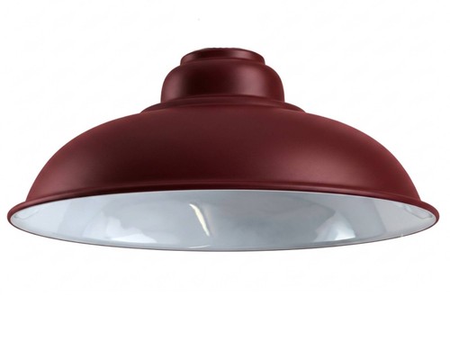 Burgundy metal pendant - burgundy,