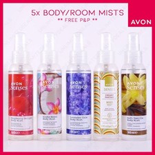 Avon senses body mist - 5x,