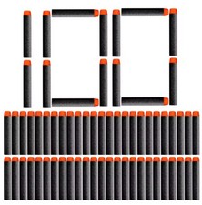 Electric Nerf Style Airsoft Gun Foam Bullets Dart Board Vest Toy for Children UK