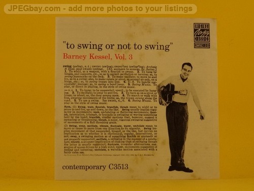 Barney kessel swing not - to,