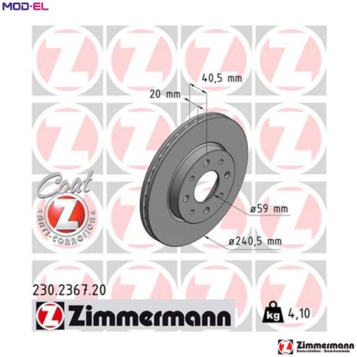 Brake disc 230 - brake, for