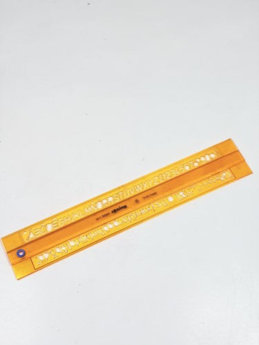 Rotring lettering stencil - lettering,